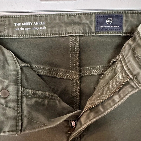 AG Adriano Goldschmied the Abbey ankle Mid Rise Súper Skinny ankle 25R(v) - Picture 7 of 8